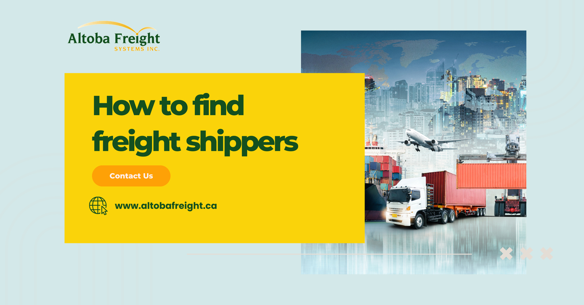 How to find freight shippers