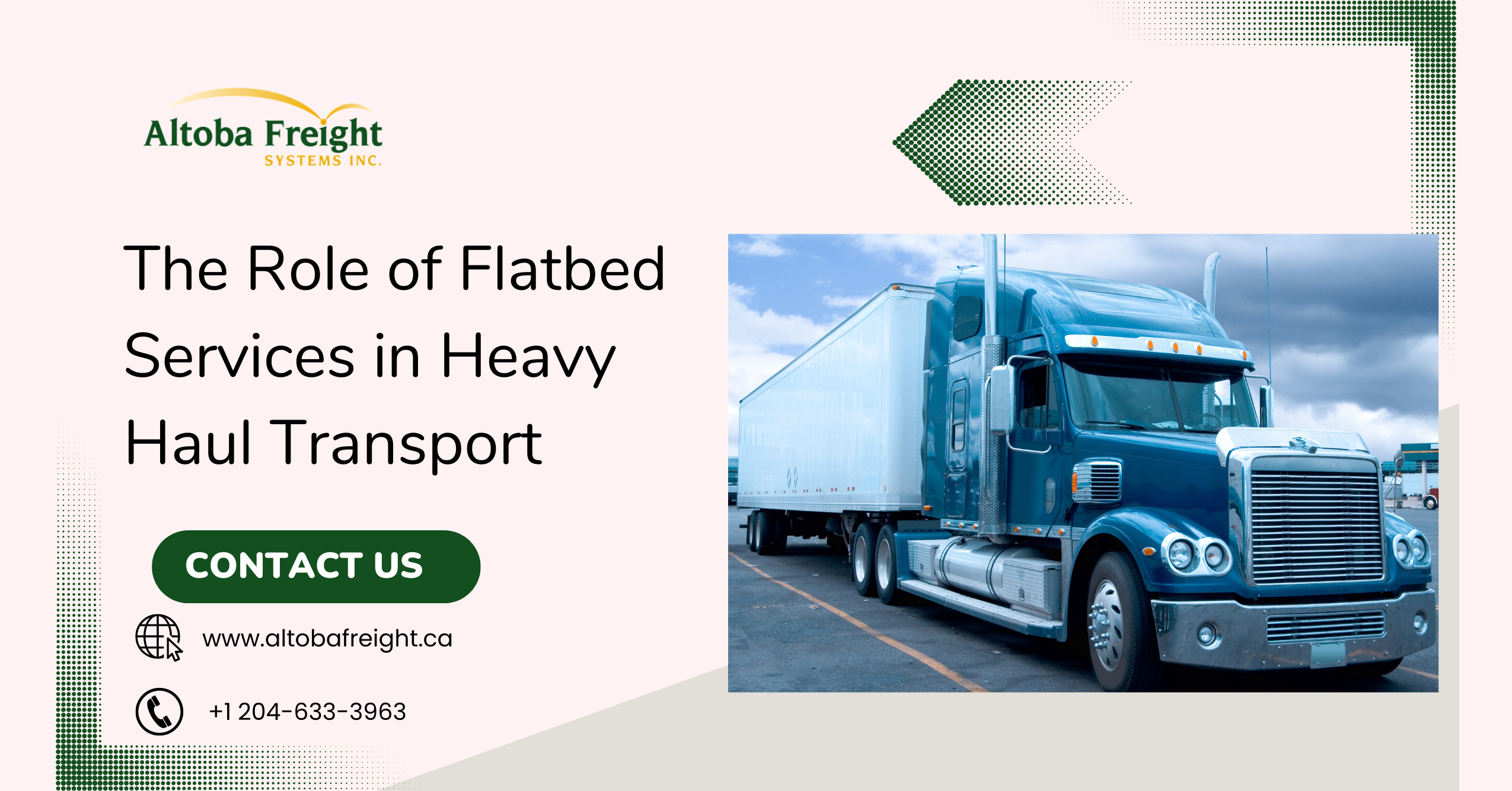 The Role of Flatbed Services in Heavy Haul Transport