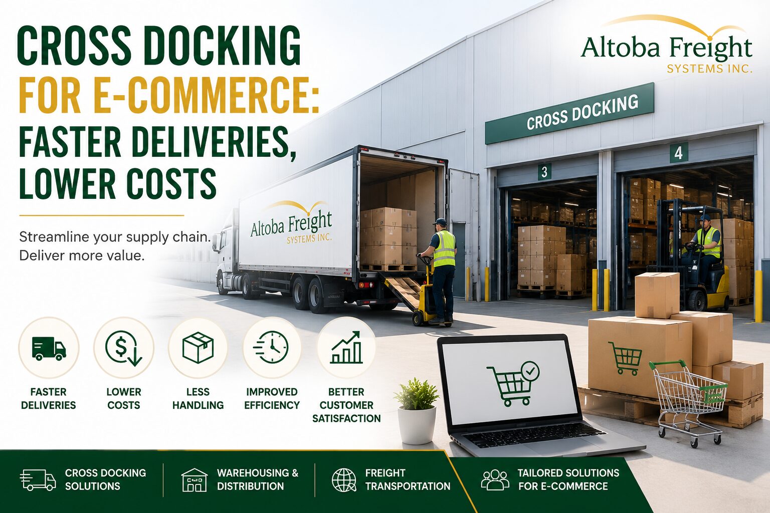 Cross Docking for E-commerce Faster Deliveries, Lower Costs