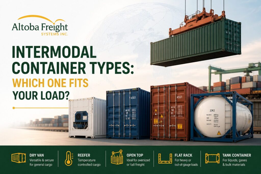 Intermodal Container Types Which One Fits Your Load