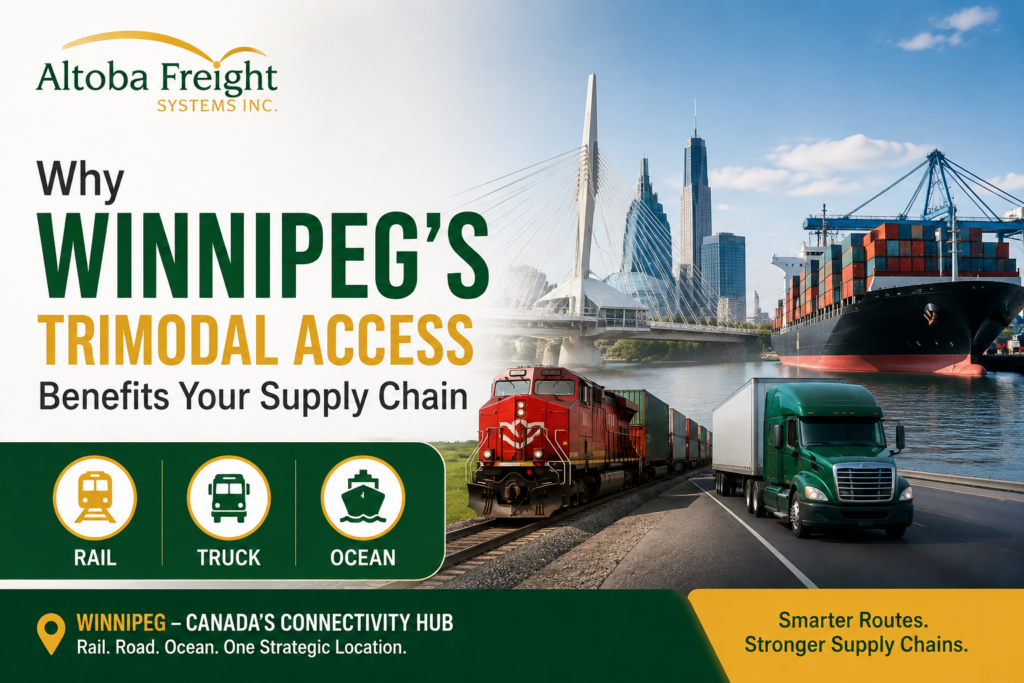 Why Winnipeg's Trimodal Access Benefits Your Supply Chain