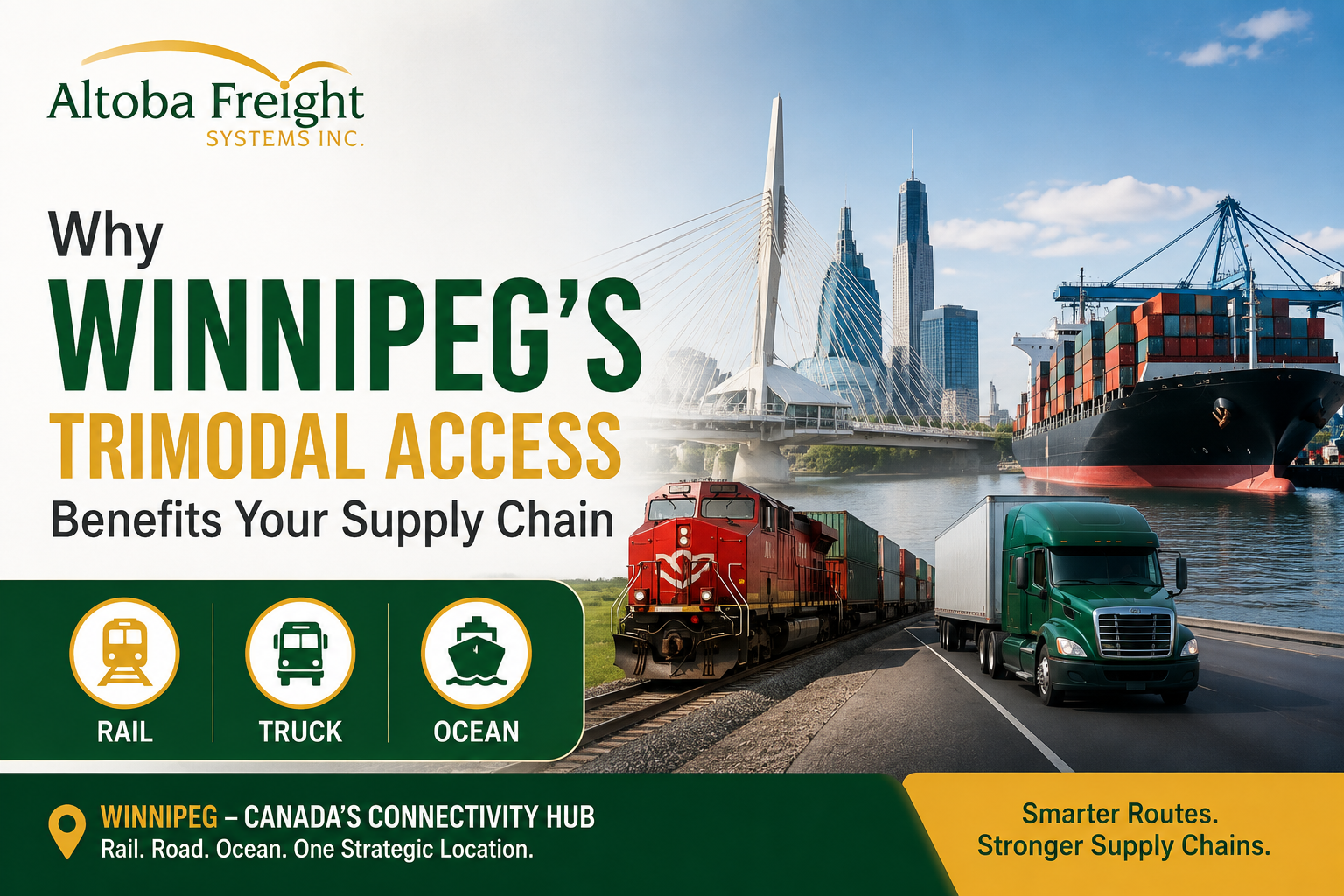 Why Winnipeg's Trimodal Access Benefits Your Supply Chain