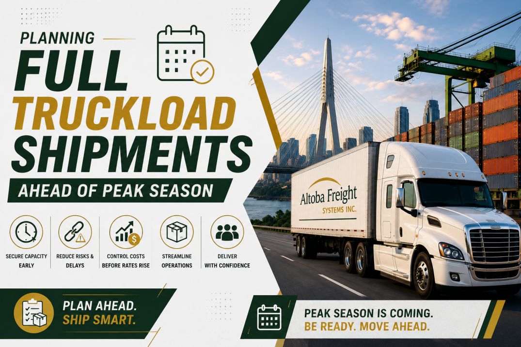Planning Full Truckload Shipments Ahead of Peak Season